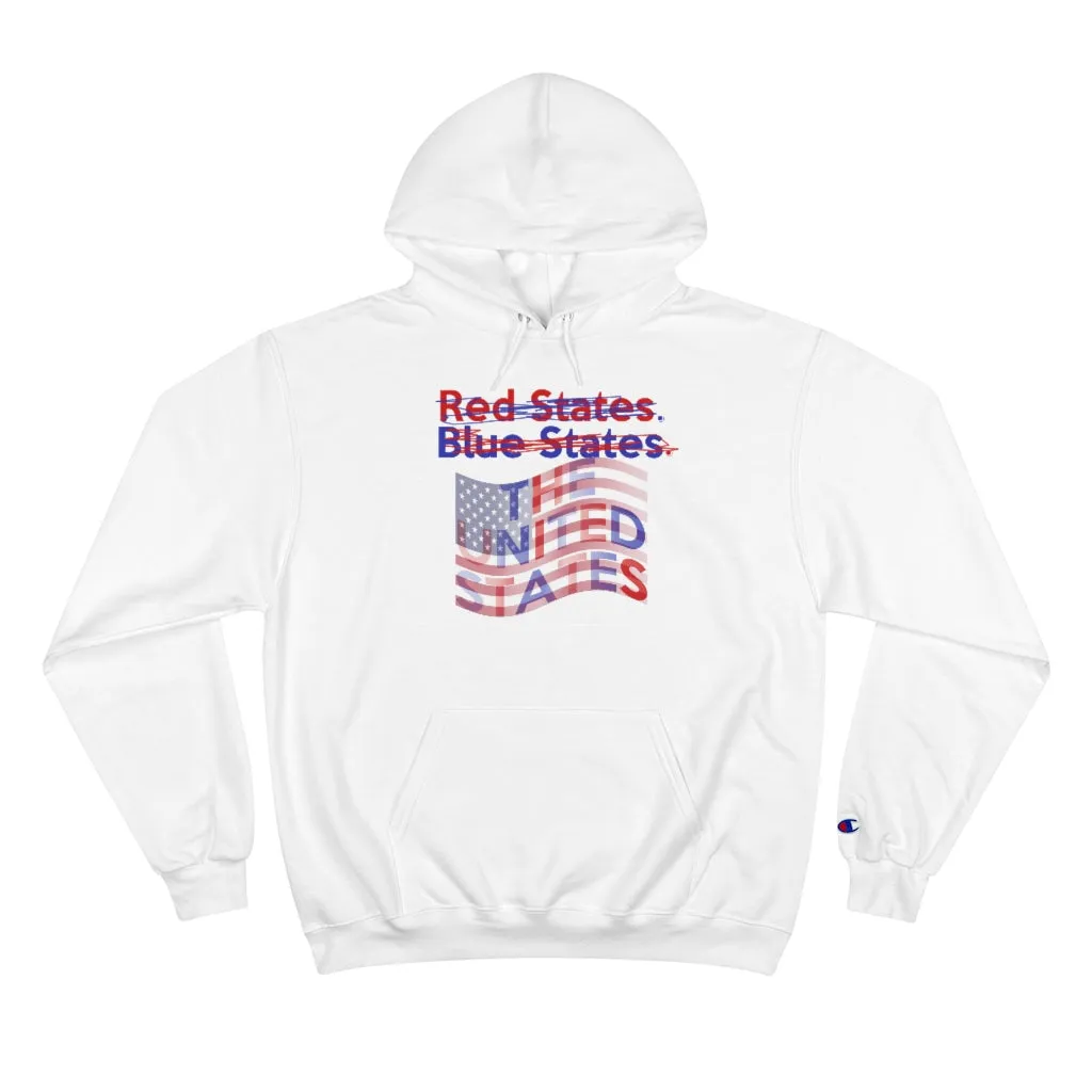 The UNITED States TeeAllAboutIt x Champion Unisex Hoodie
