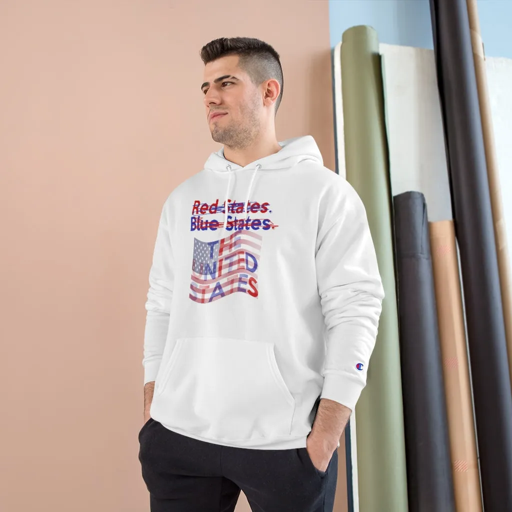 The UNITED States TeeAllAboutIt x Champion Unisex Hoodie