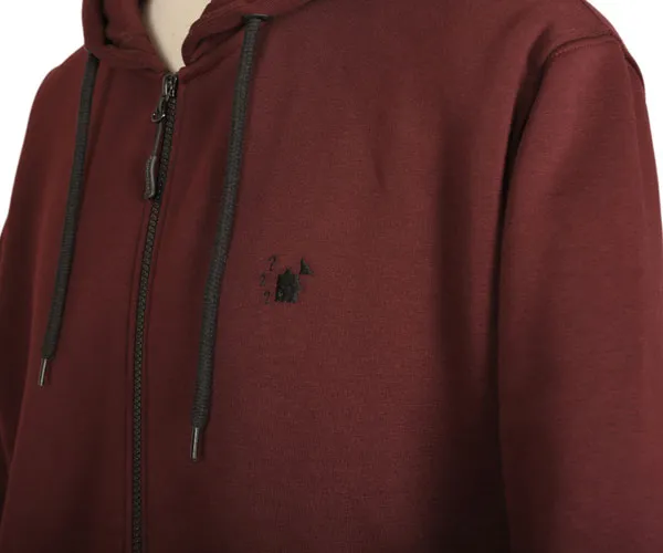 Thinking Anglers Plum Zip Hoody