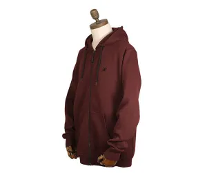 Thinking Anglers Plum Zip Hoody