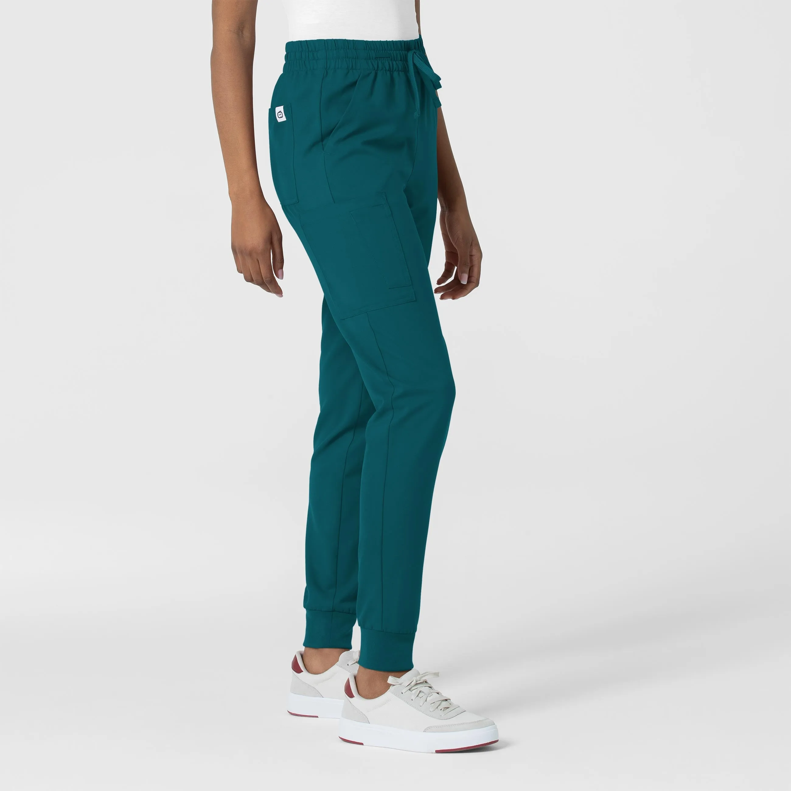 Thrive 5122 Cargo Jogger Scrub Pants Caribbean Blue