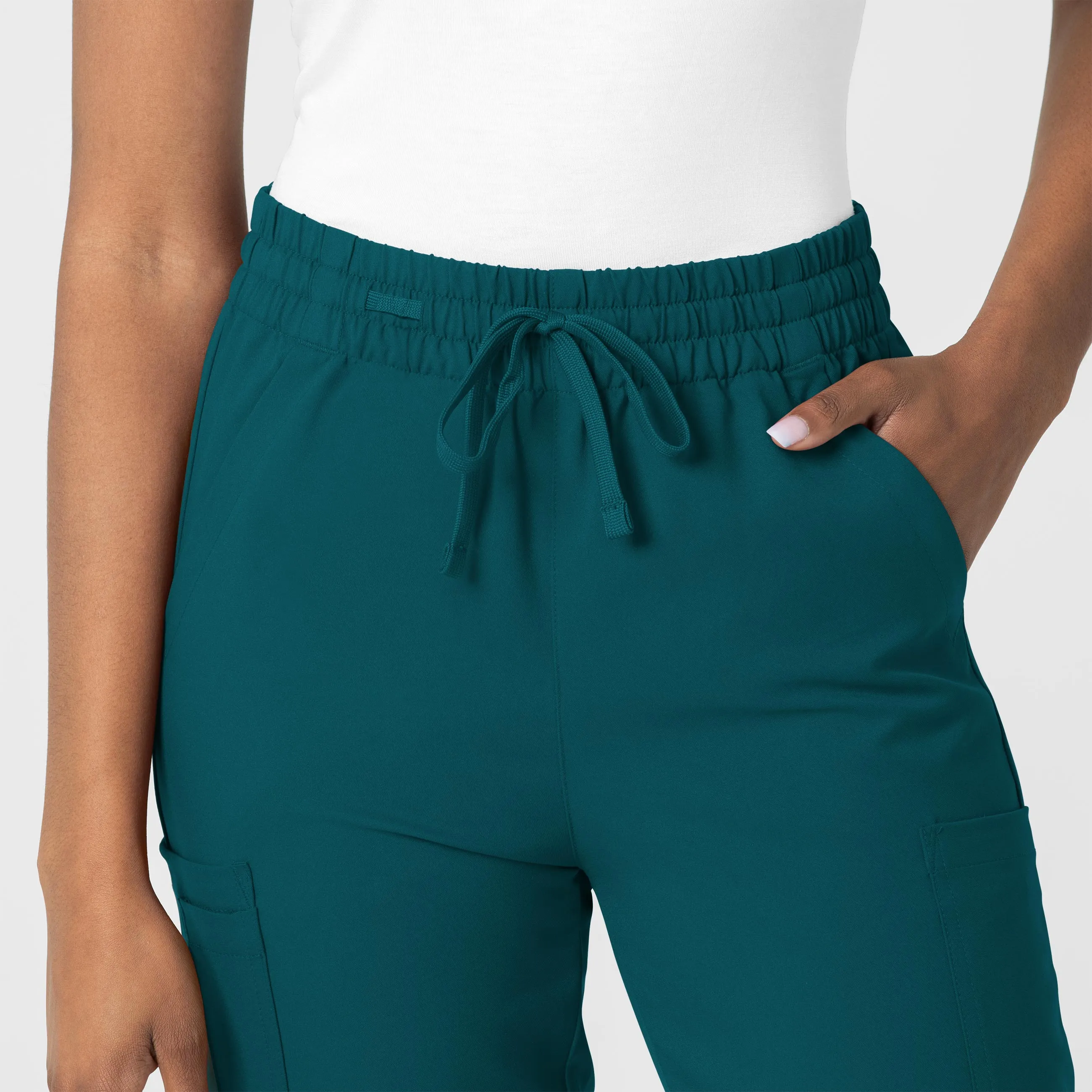 Thrive 5122 Cargo Jogger Scrub Pants Caribbean Blue