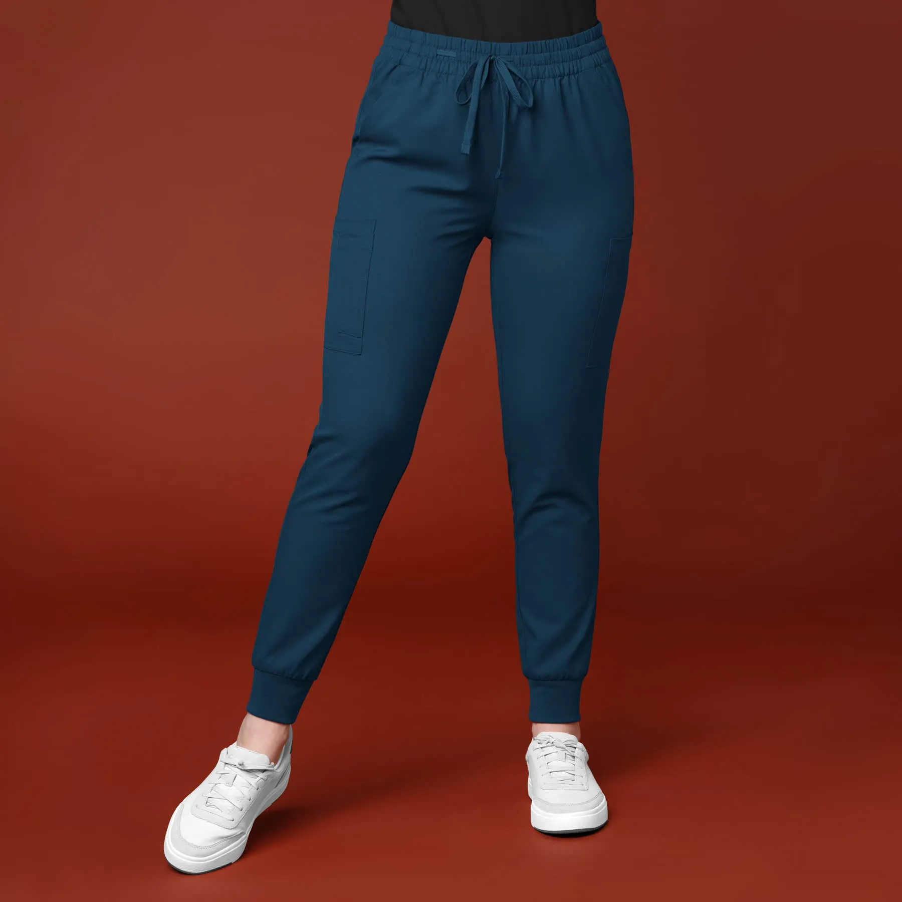 Thrive 5122 Cargo Jogger Scrub Pants Caribbean Blue