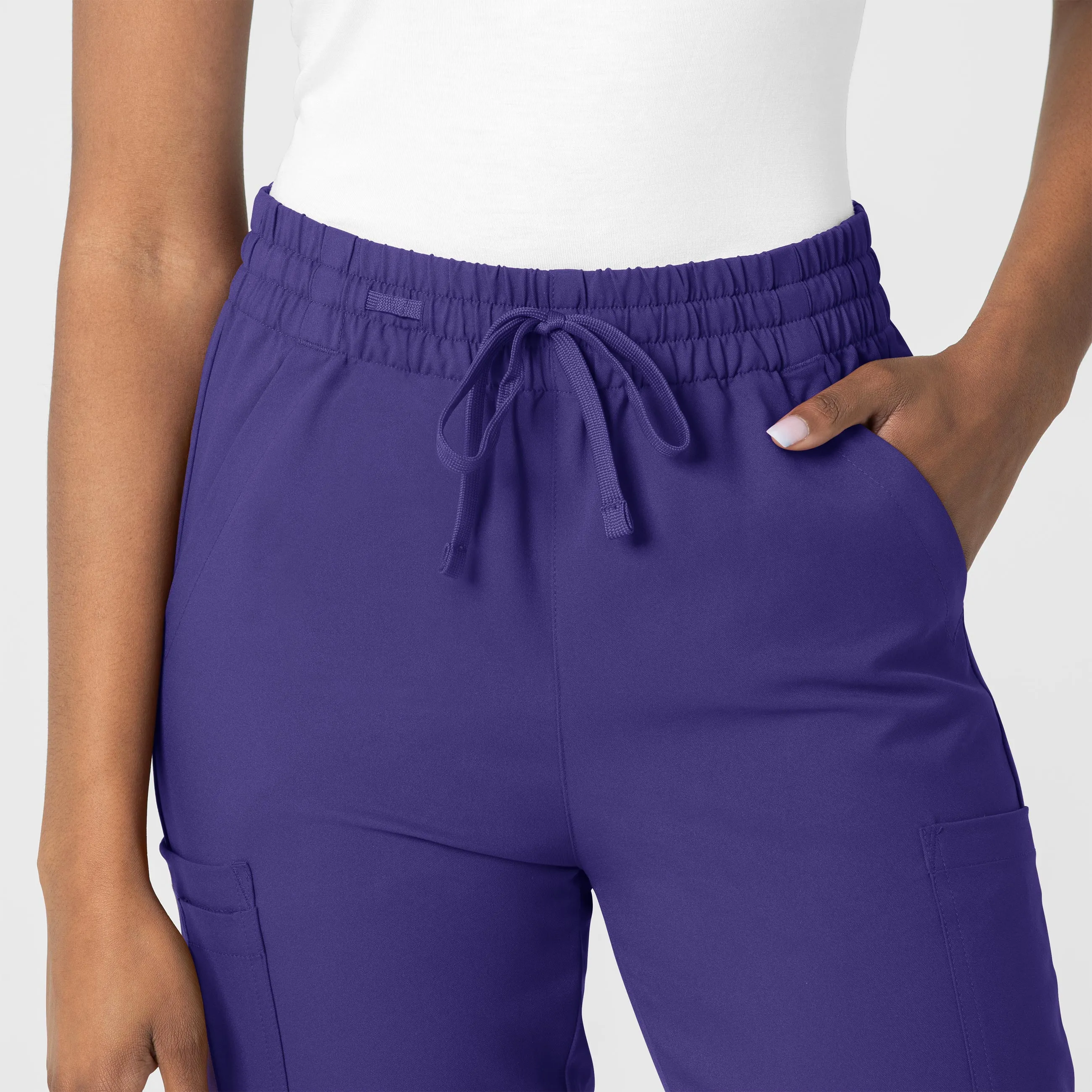 Thrive 5122 Cargo Jogger Scrub Pants Grape