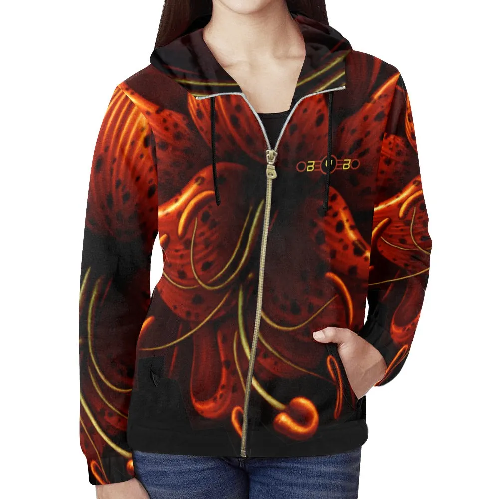 Tiger Lily Women's Full Zip Hoodie