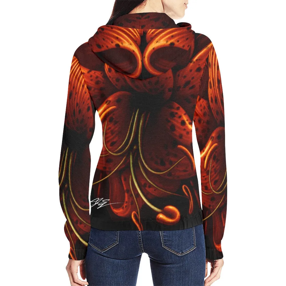 Tiger Lily Women's Full Zip Hoodie