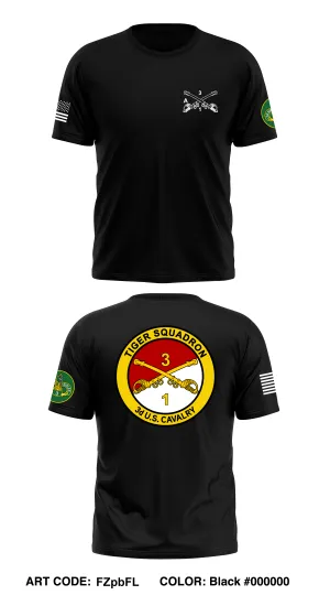 Tiger Squadron (1/3d CR) Store 1 Core Men's SS Performance Tee - FZpbFL