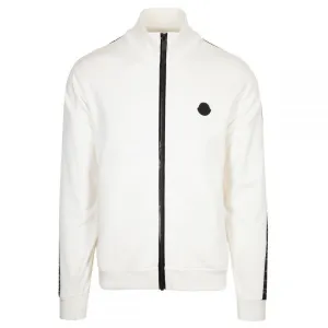 Track Jacket White & Black