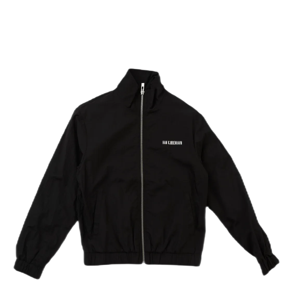 Track Top Black Nylon