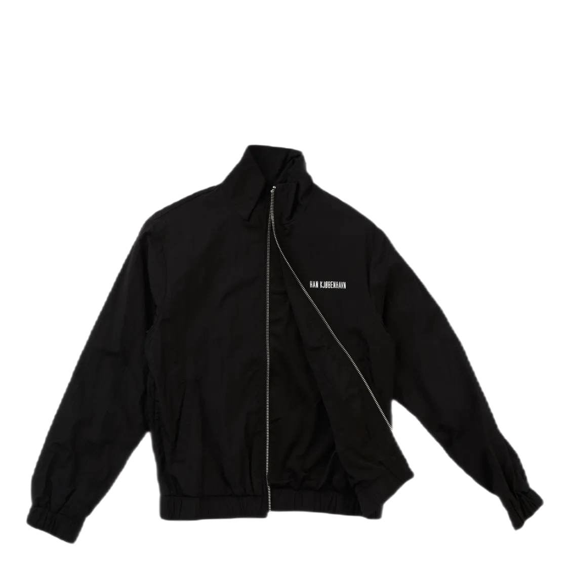 Track Top Black Nylon