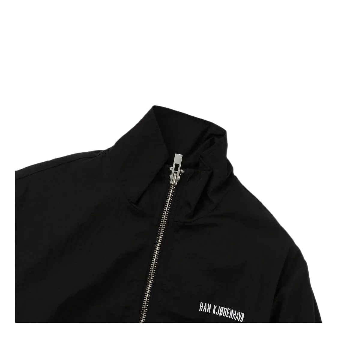 Track Top Black Nylon