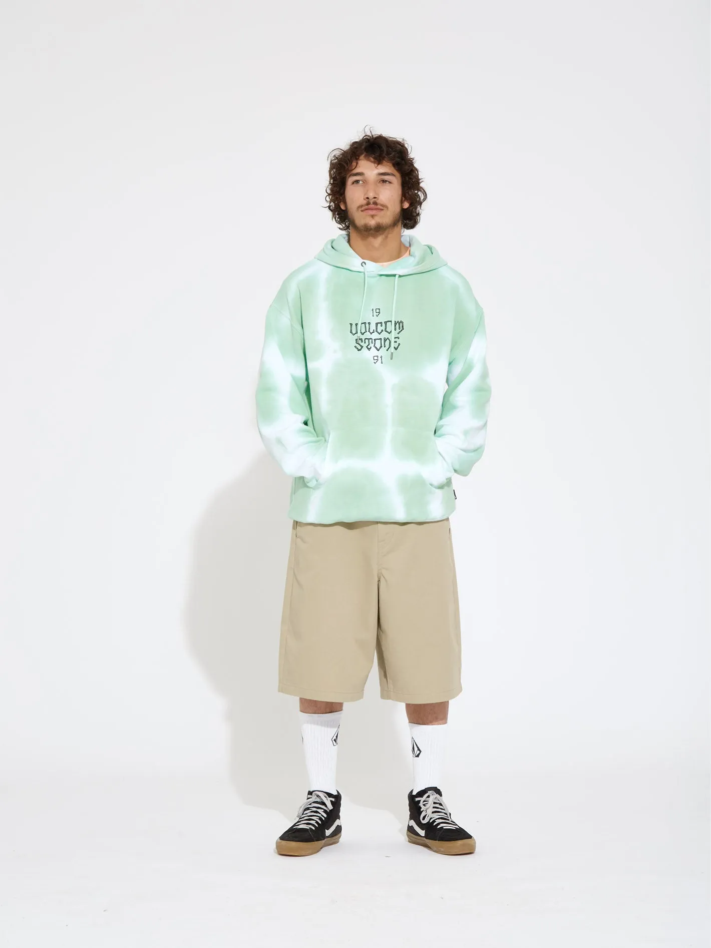 Trippin Dye Hoodie - BOTTLE GREEN