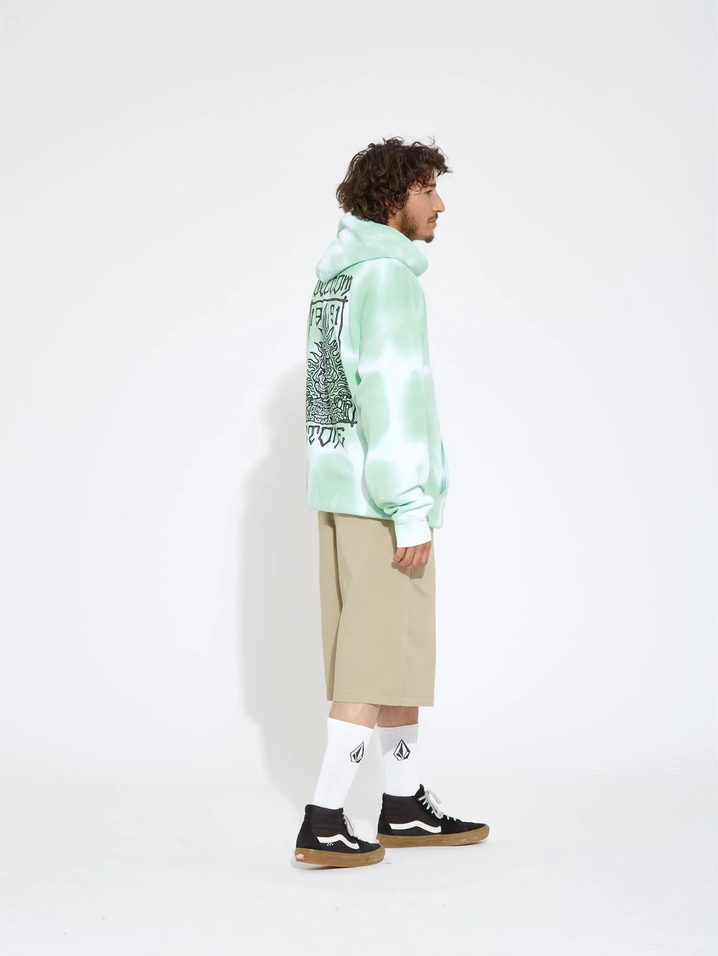 Trippin Dye Hoodie - BOTTLE GREEN