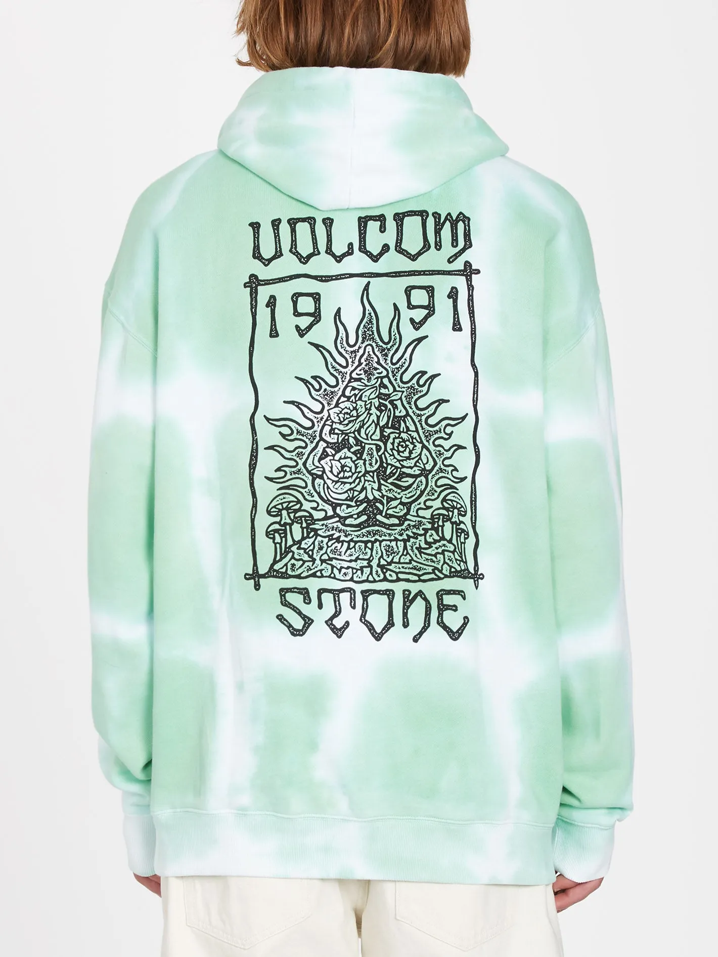 Trippin Dye Hoodie - BOTTLE GREEN
