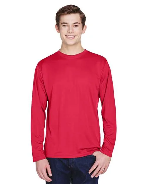 TT11L Men's Zone Performance Long Sleeve T-Shirt - Sport Red