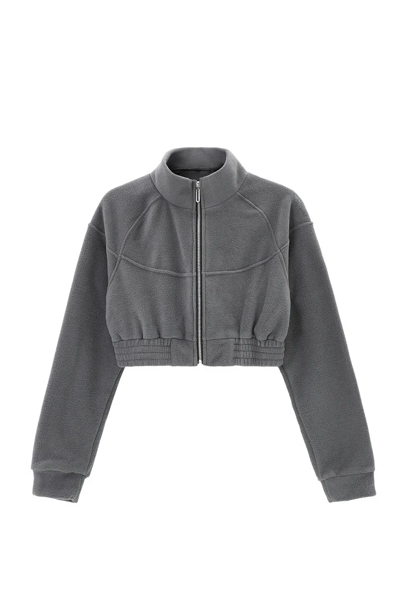 UJ0352 Fleece Jacket Tracksuit Set