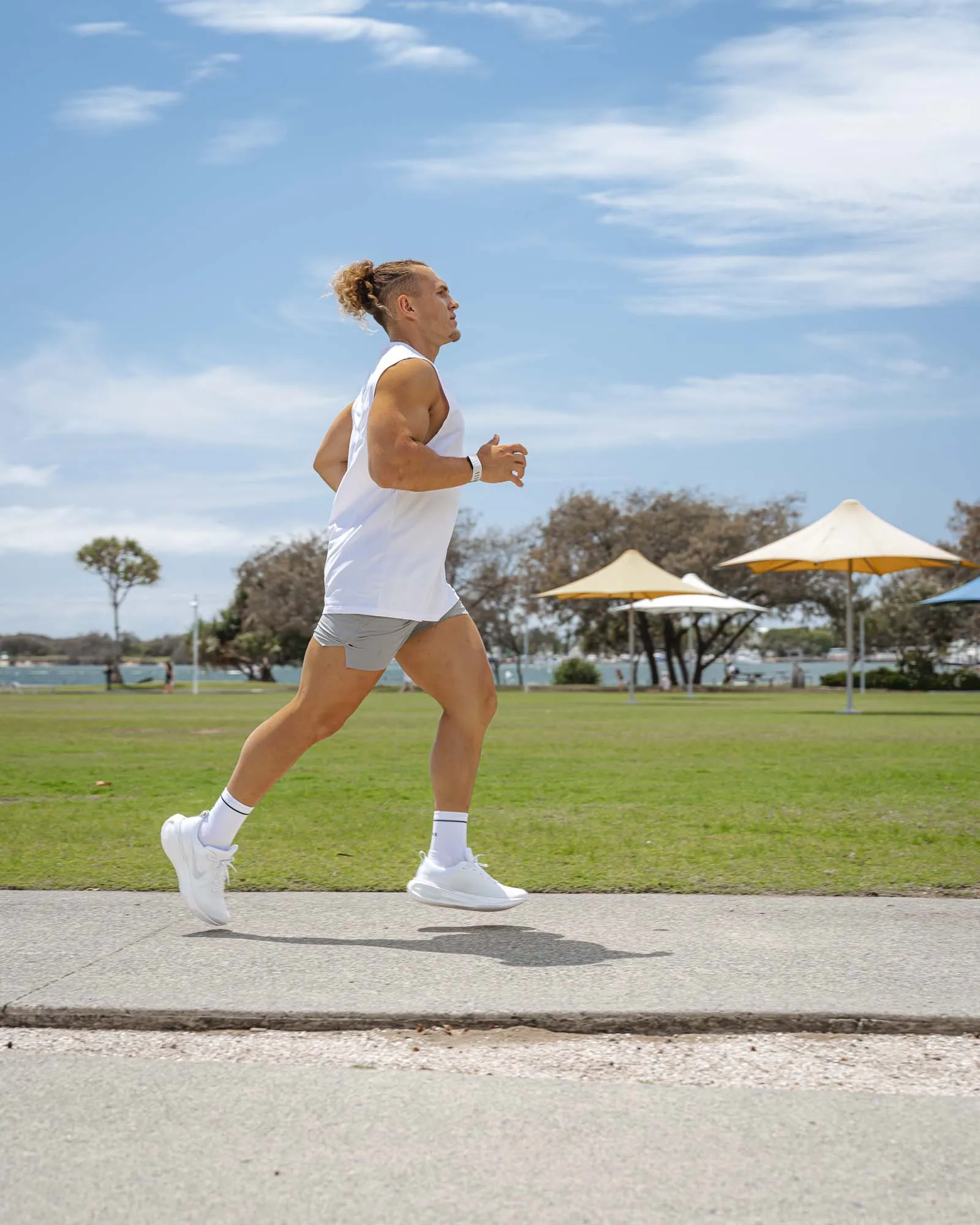 UltraAir 5" Lined Performance Short - Circular Grey