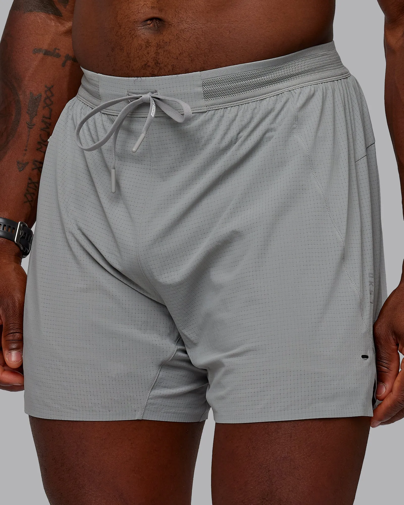 UltraAir 5" Lined Performance Short - Circular Grey