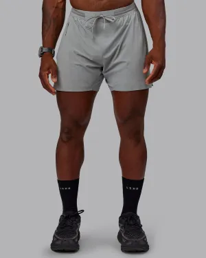 UltraAir 5" Lined Performance Short - Circular Grey