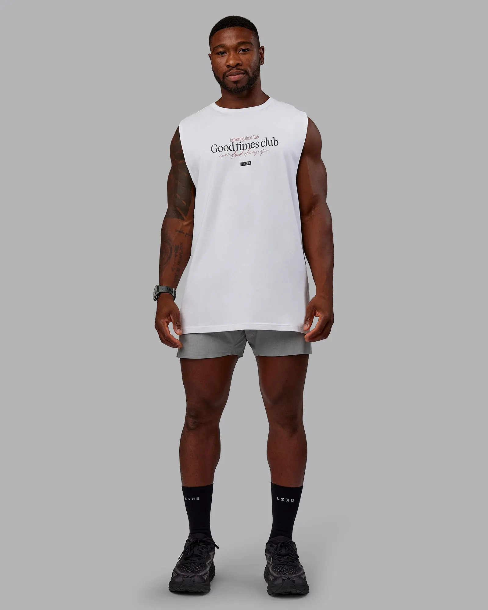 UltraAir 5" Lined Performance Short - Circular Grey
