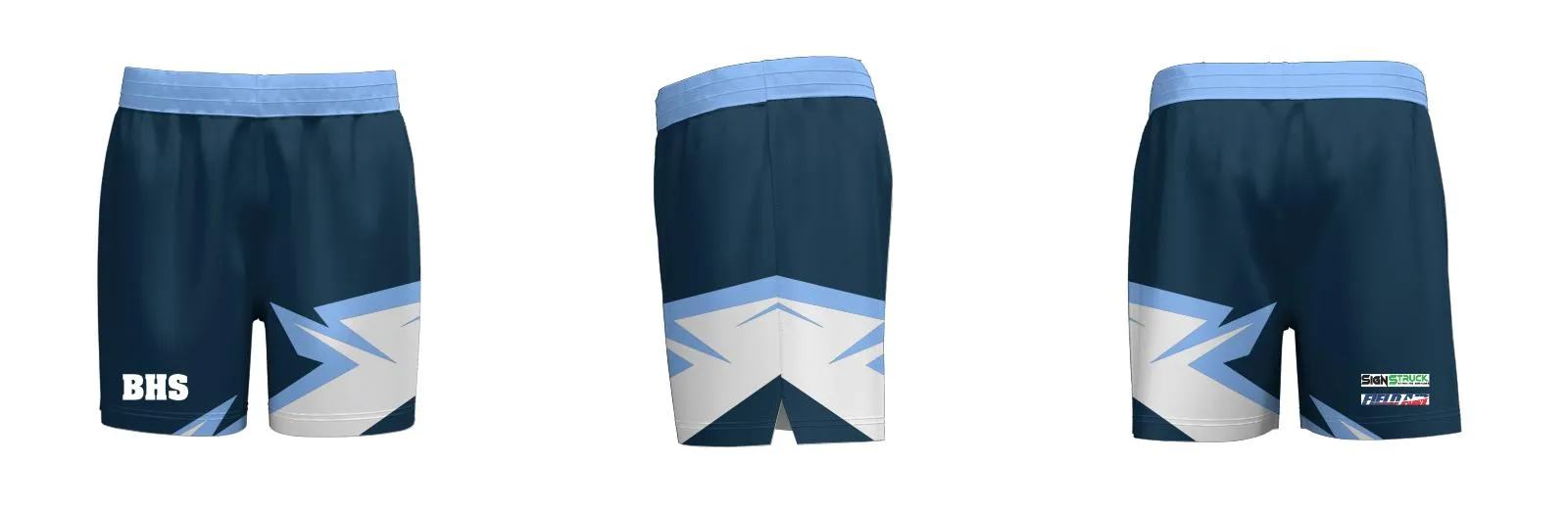Undefeated Core Shorts High Thigh Design Your Own Custom