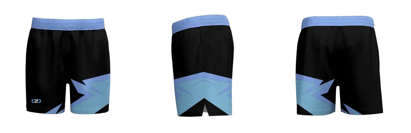 Undefeated Core Shorts High Thigh Design Your Own Custom