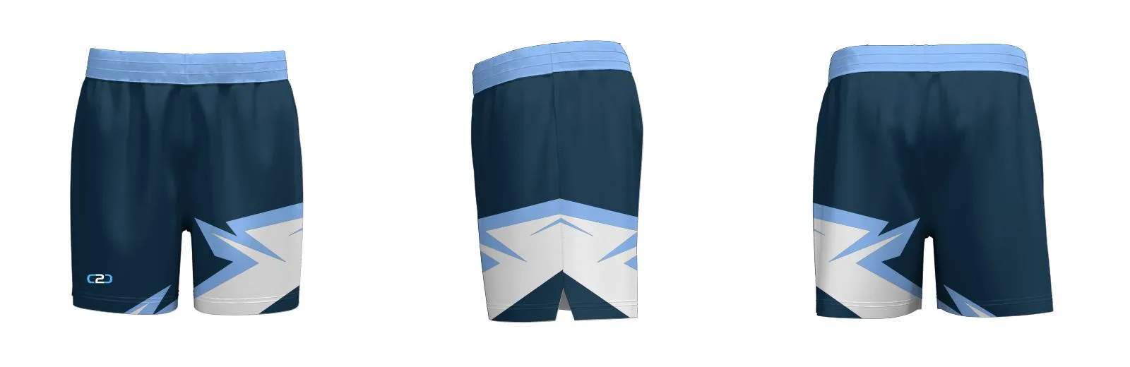 Undefeated Core Shorts High Thigh Design Your Own Custom