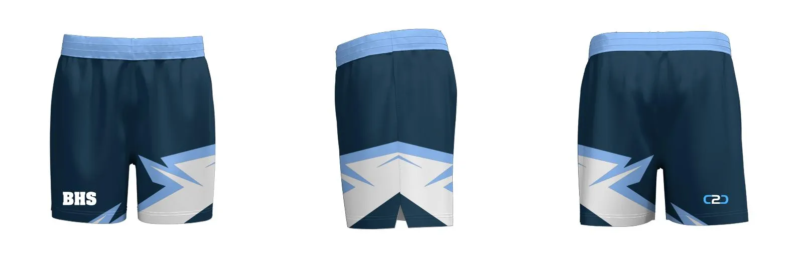 Undefeated Core Shorts High Thigh Design Your Own Custom