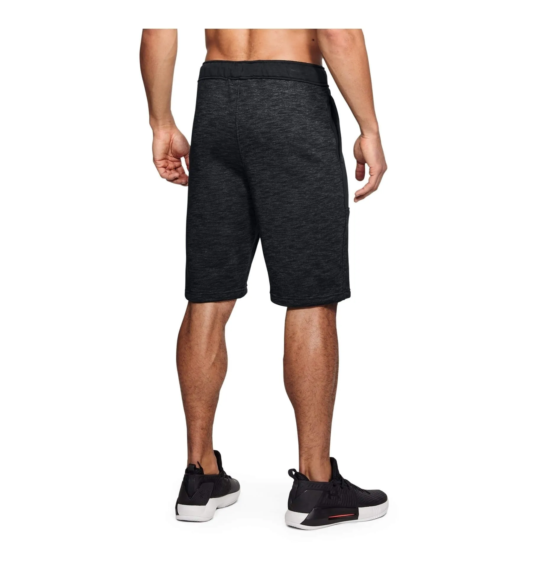 Under Armour Baseline Fleece Basketball Shorts Black