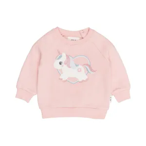 Unicorn Heart Sweatshirt Pink Pearl