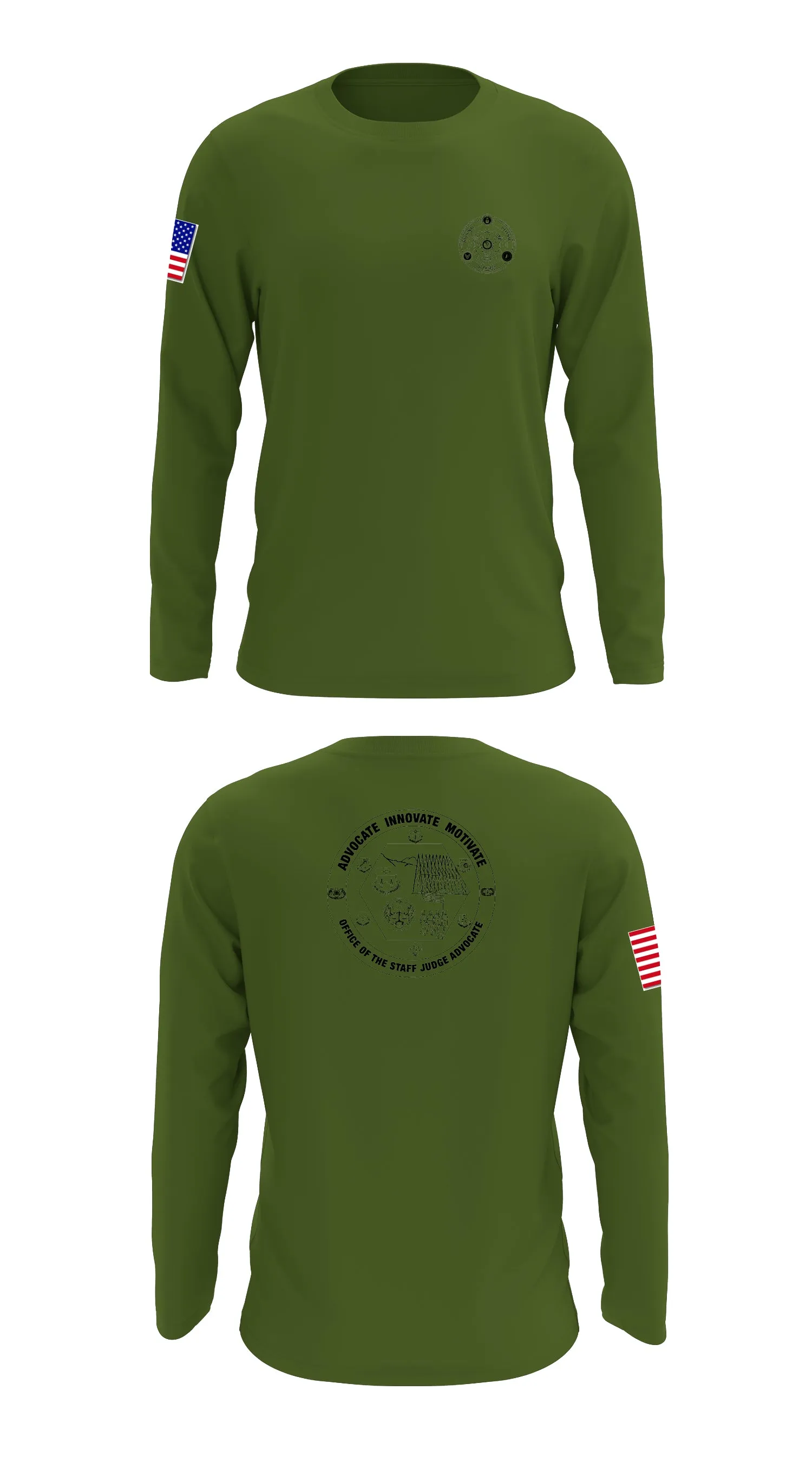 United States Air Force Academy Legal Office Store 1 Core Men's LS Performance Tee - 87951430215