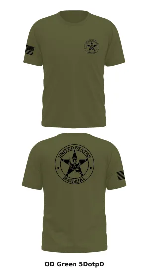 United States Marshal service  Store 1 Core Men's SS Performance Tee - 5DotpD