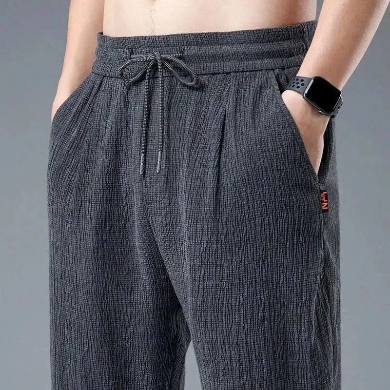 UrbanFlex Eis Seide Leinen Hosen