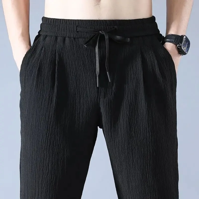 UrbanFlex Eis Seide Leinen Hosen