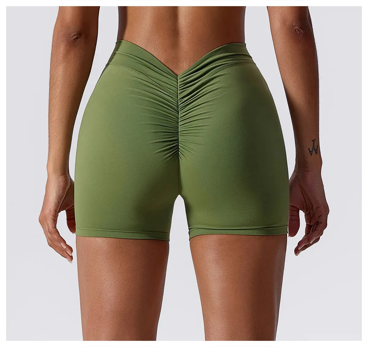 V Back Yoga Shorts