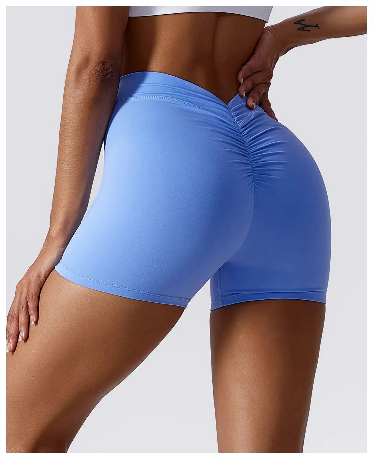 V Back Yoga Shorts