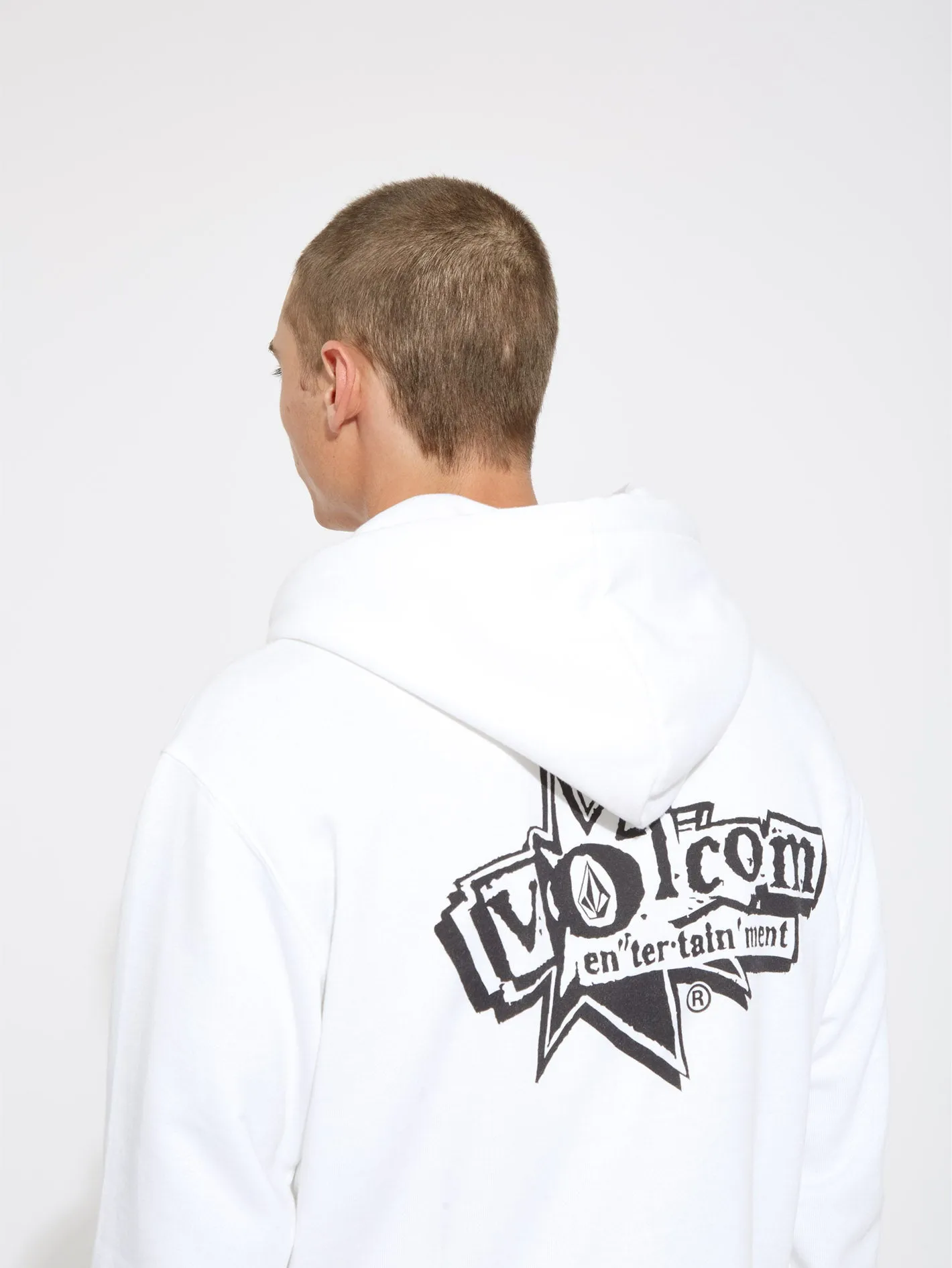 V Entertainment Hoodie - WHITE