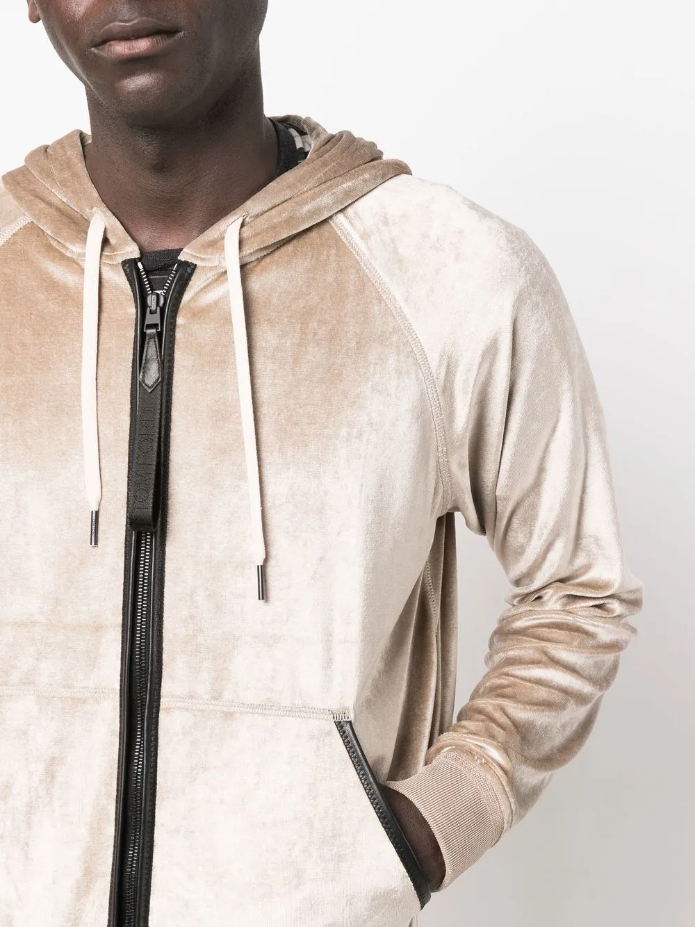Velour track jacket
