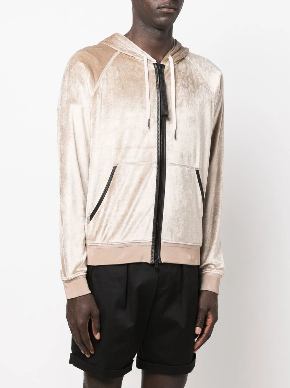 Velour track jacket