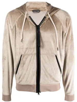 Velour track jacket