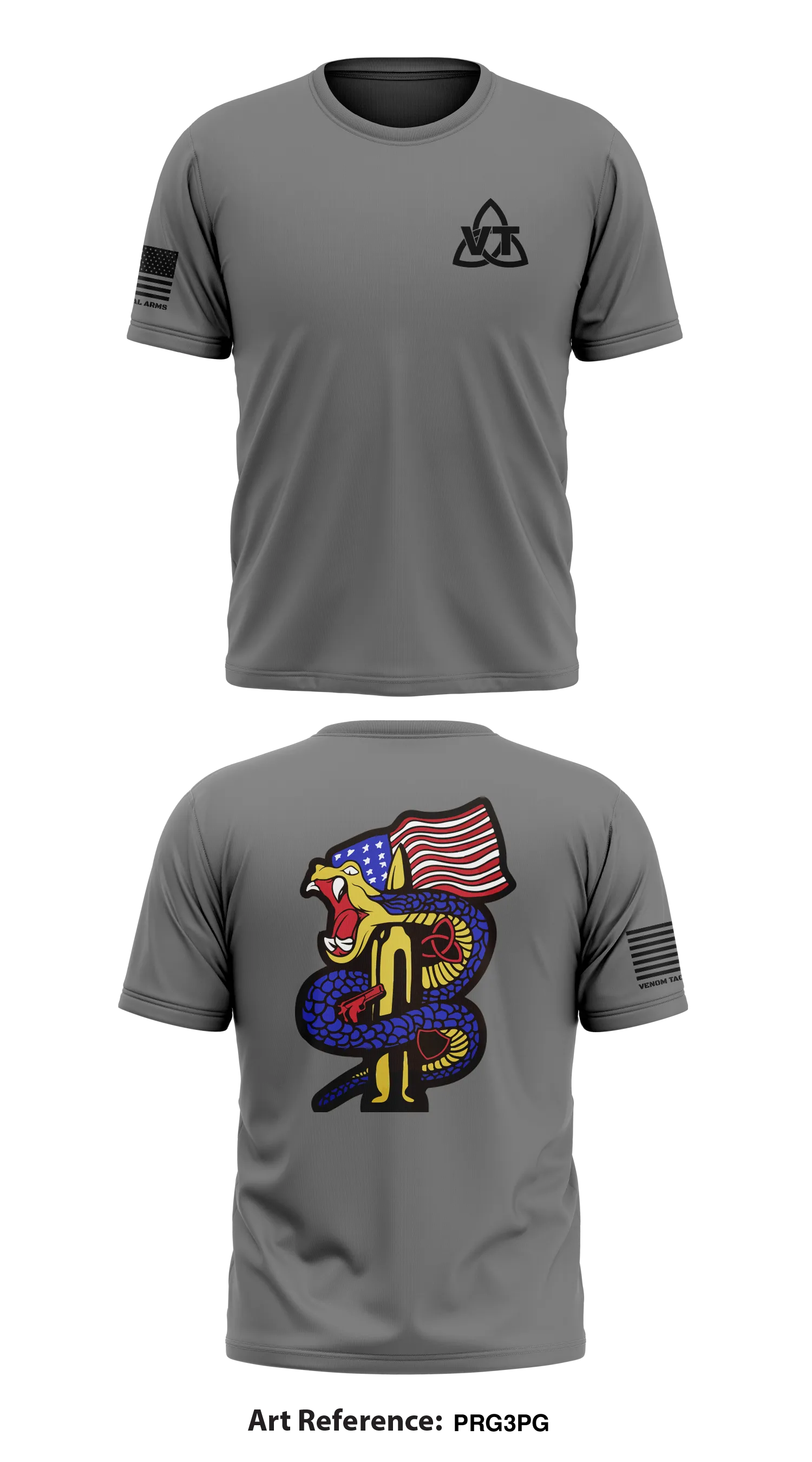Venom Tactical Arms Store 1 Core Men's SS Performance Tee - PRg3Pg