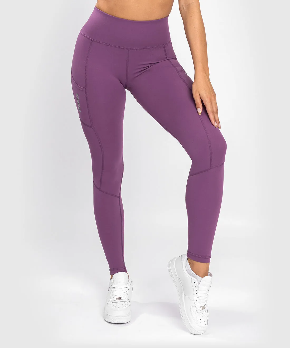 Venum Essential Performance Leggings - Dusky Orchid/Silver