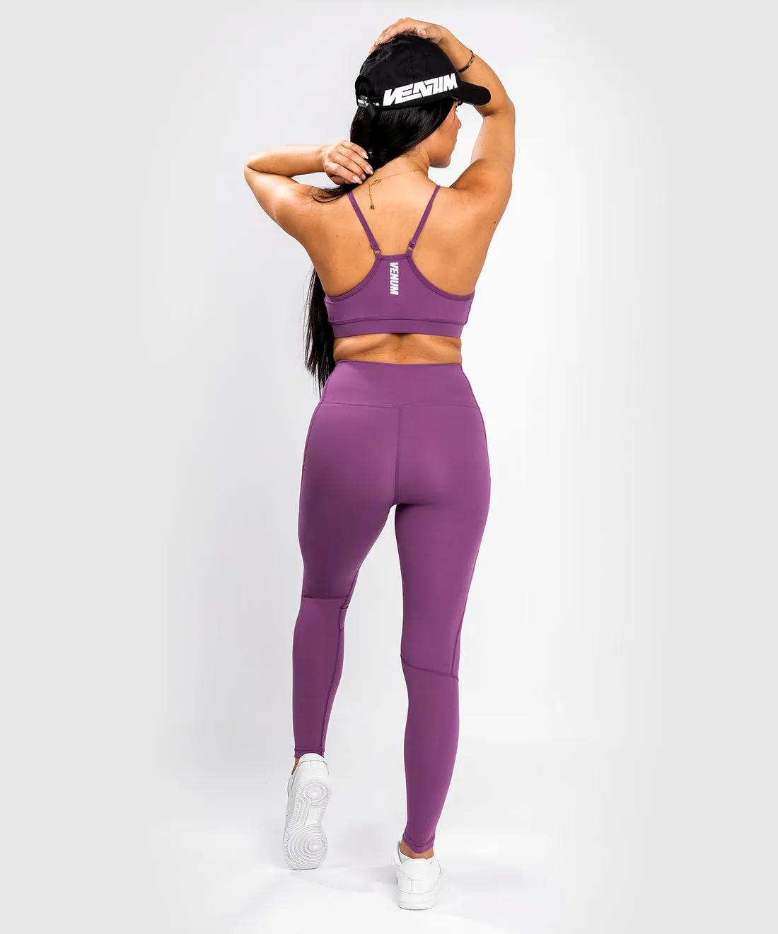 Venum Essential Performance Leggings - Dusky Orchid/Silver