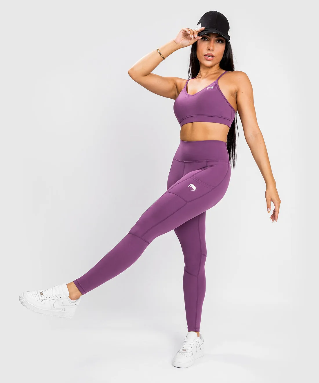 Venum Essential Performance Leggings - Dusky Orchid/Silver