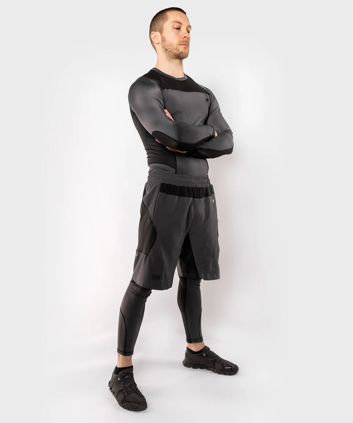 Venum G-Fit Compression Tights - Grey/Black