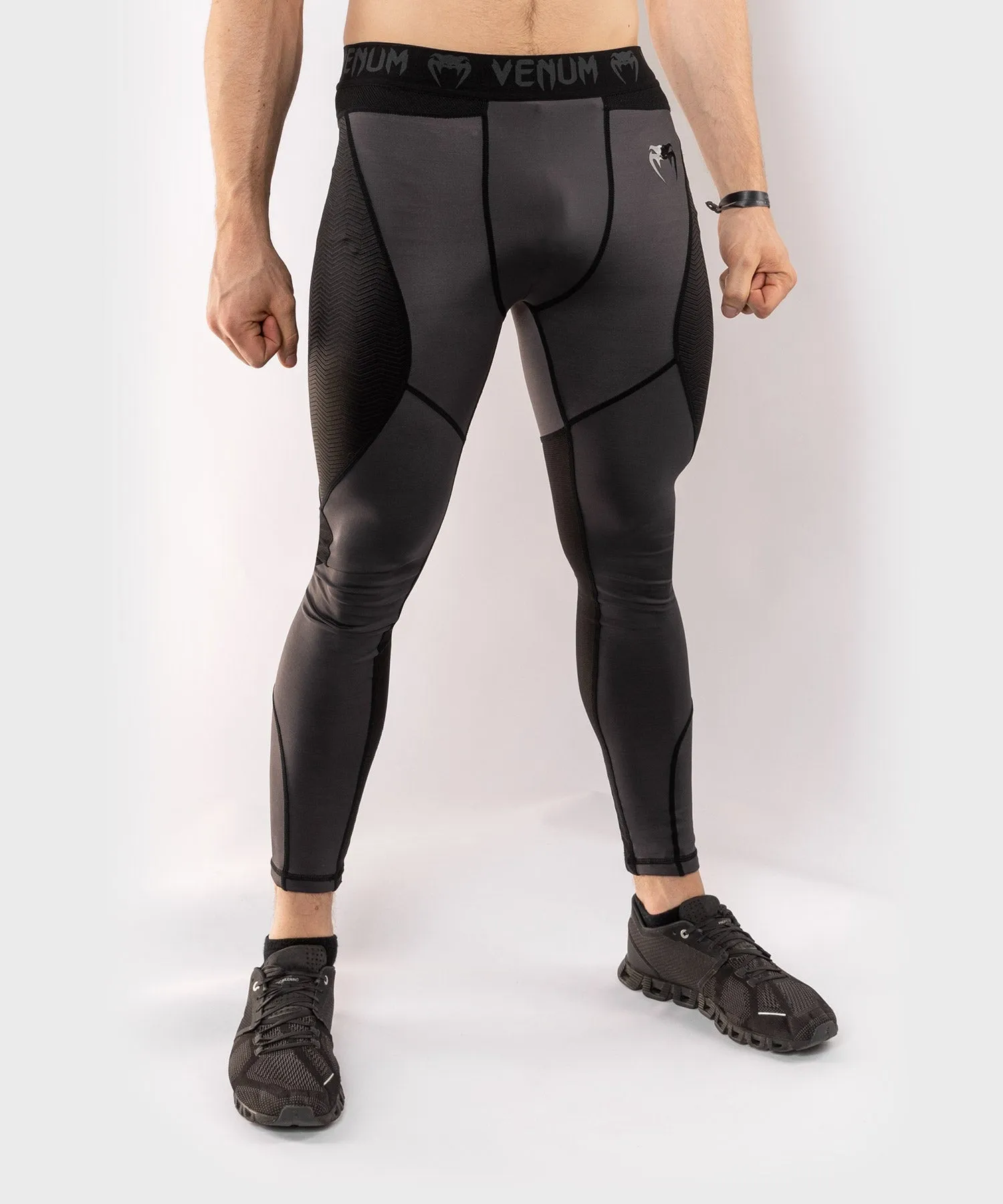 Venum G-Fit Compression Tights - Grey/Black