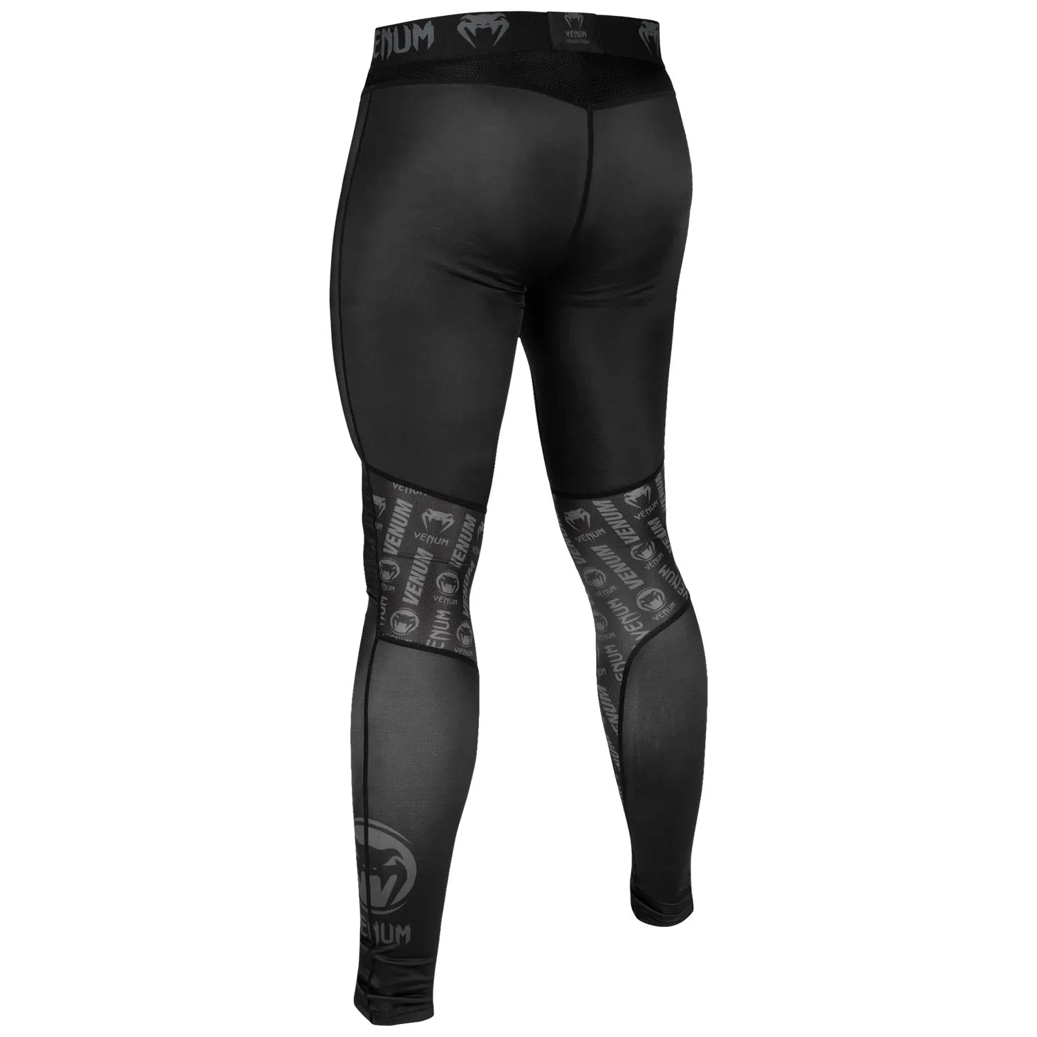 Venum Logos Spats - Zwart/Zwart