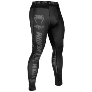 Venum Logos Spats - Zwart/Zwart