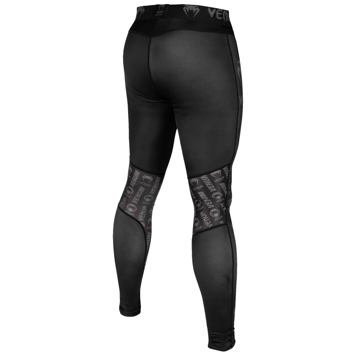 Venum Logos Spats - Zwart/Zwart