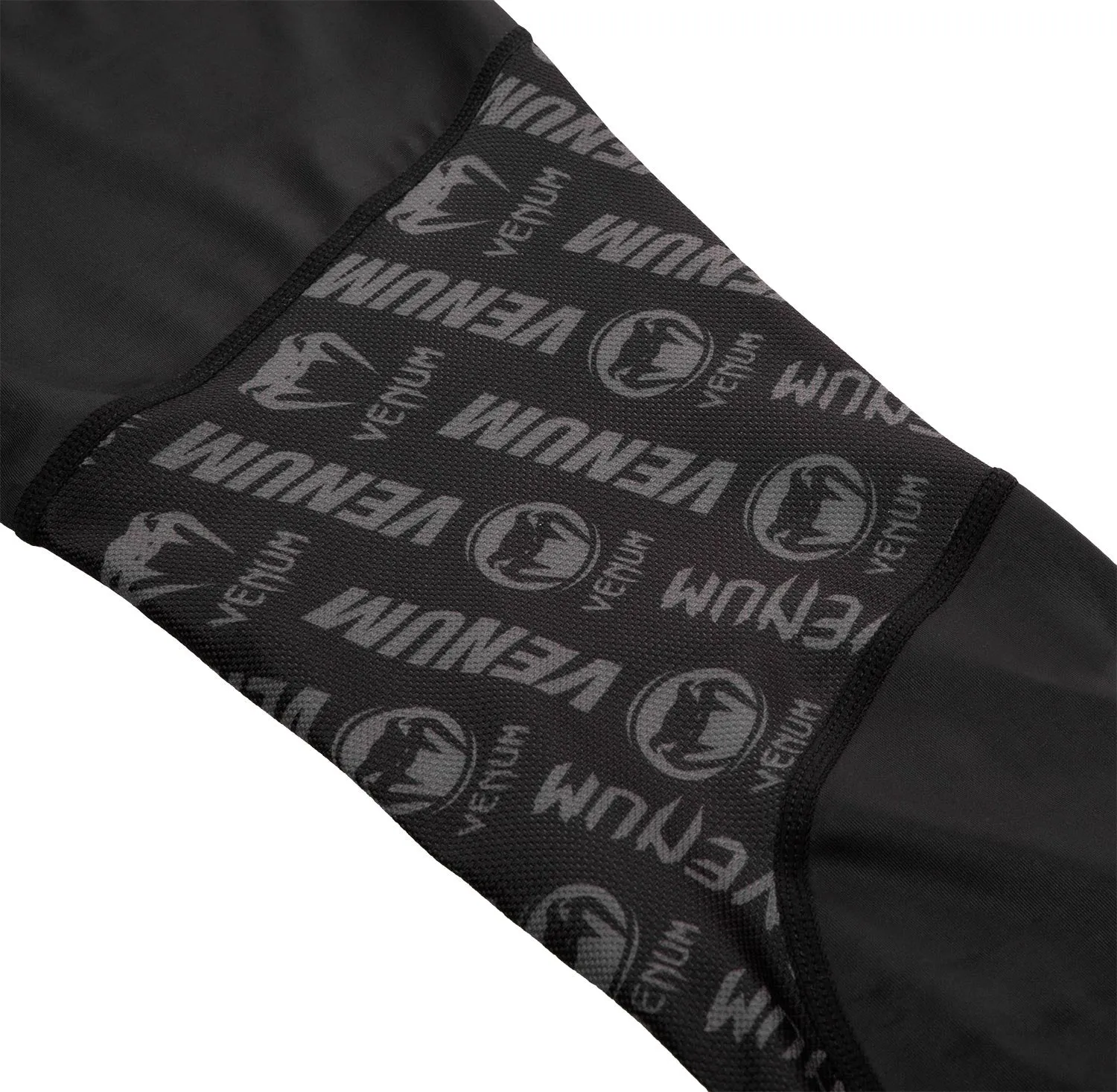 Venum Logos Spats - Zwart/Zwart